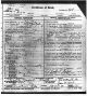 Michael Annie death certificate page 1