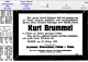 Brummel Kurt Obituary